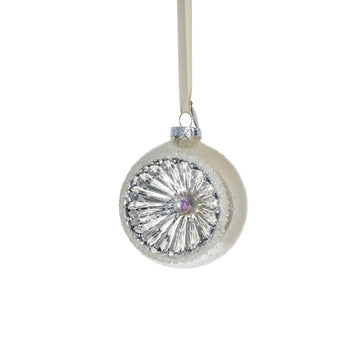 Hevig julekugle H8 cm. råhvid Lene Bjerre Design DK