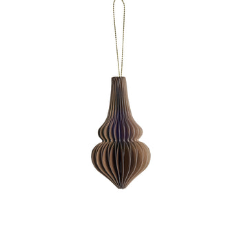 Poelle ophæng H10 cm. lysebrun papir Lene Bjerre Design DK