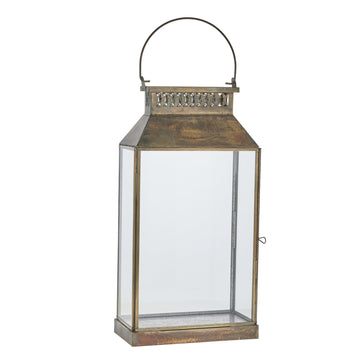 Signe lanterne H38,5 cm. antik guld jern LENE BJERRE