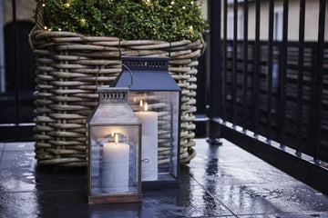 Signe lanterne H30,5 cm. antik guld jern LENE BJERRE