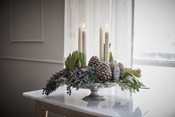 Philine fad W25 cm. antik sølv messing LENE BJERRE