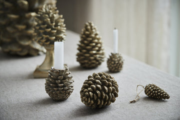 Serafina stor kogle LED H30,5 cm. lys guld Lene Bjerre Design DK