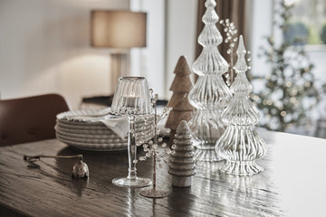 Elina dekoration brun, Marmor 10x10 H25 LENE BJERRE