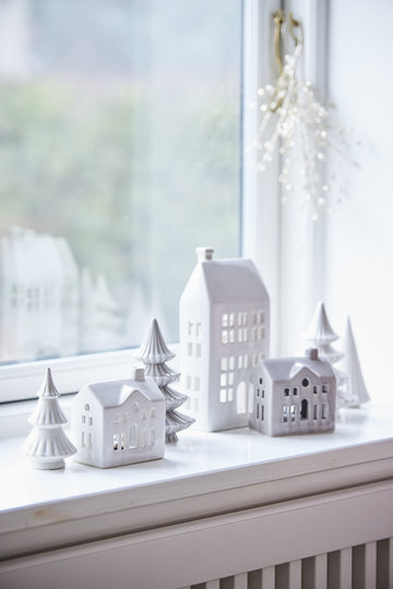 Mythel træ H14,5 cm. lysegrå keramik Lene Bjerre Design DK