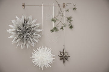 Palisia papirstjerne 40 cm. råhvid Lene Bjerre Design DK