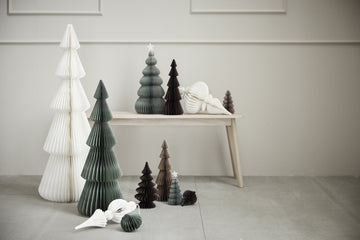 Poelle træ H100 cm. råhvid papir Lene Bjerre Design DK