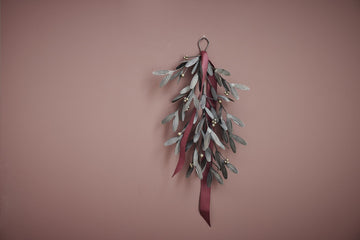 Mistlia mistelten H38 cm. antik grå jern Lene Bjerre Design DK