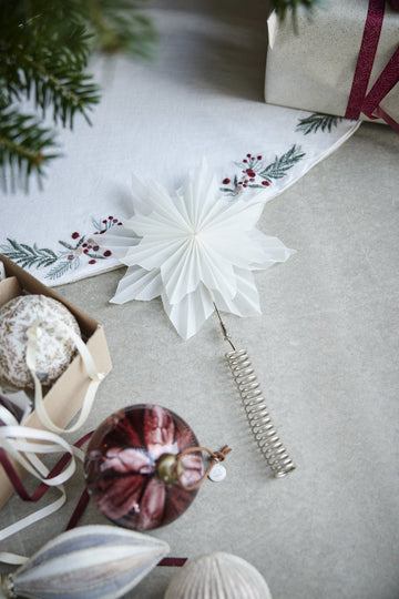 Palisia topstjerne 25 cm. råhvid Lene Bjerre Design DK