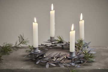 Mistlia adventsstage 34 cm. antik grå Lene Bjerre Design DK