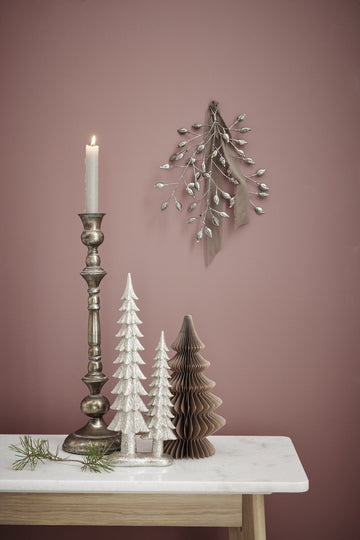 Poelle træ H25 cm. lysebrun papir Lene Bjerre Design DK