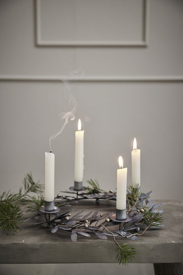 Mistlia adventsstage 34 cm. antik grå Lene Bjerre Design DK