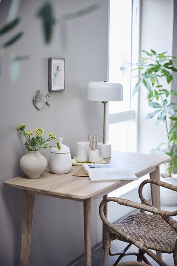 Sofillia bordlampe H53 cm. hvid marmor LENE BJERRE