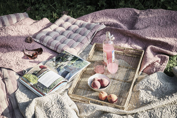 Isabelle plaid lyserød H cm LENE BJERRE