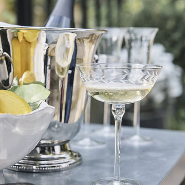 Sigrid køkkenrulleholder sølv H35 cm LENE BJERRE