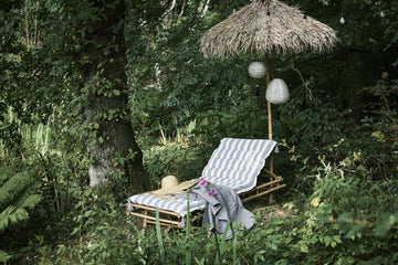 Isabelle plaid grå 170x130 LENE BJERRE