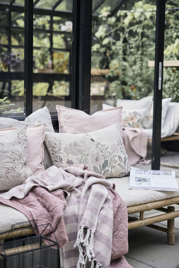 Felinne pudebetræk sand 50x50 LENE BJERRE