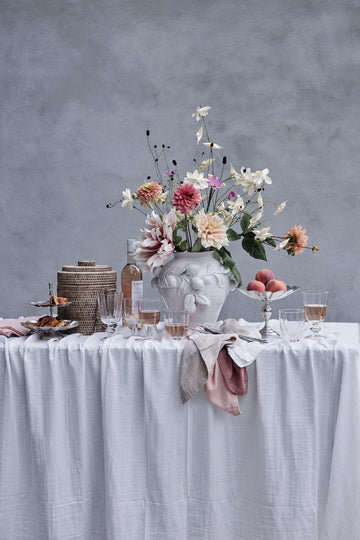 Angela mundserviet lys rosa 45x45 LENE BJERRE