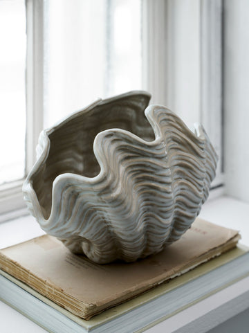 Sheline musling vase 26x19,5 cm. sand LENE BJERRE