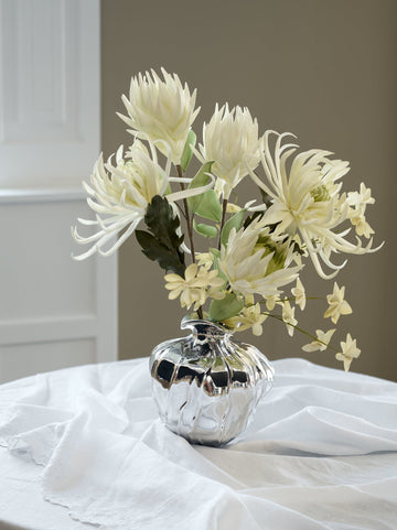 Happia blomsterdekoration H7 cm. Gul Lene Bjerre Design DK