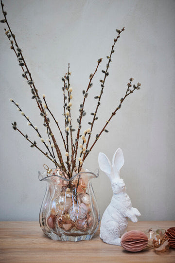 Parillia påskeæg ophæng papir H8 cm lys rosa LENE BJERRE