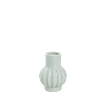 Dehmira mini vase keramik H7,2 cm støvet grøn LENE BJERRE