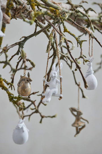 Semina Påskeophæng H7,2 cm. hvid Lene Bjerre Design DK