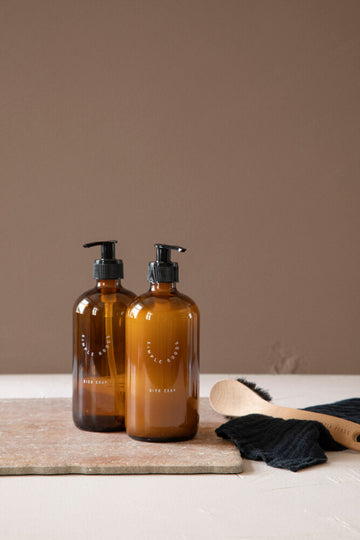 Glasflaske til Opvaskemiddel Glass 500 ml SIMPLE GOODS