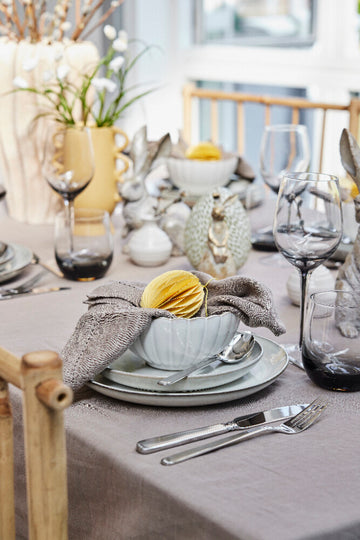 Parillia påskeæg ophæng papir H8 cm gul LENE BJERRE