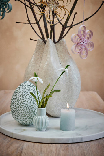 Dehmira mini vase keramik H7,2 cm støvet grøn LENE BJERRE