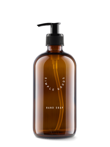 Glasflaske til Håndsæbe Glass 500 ml SIMPLE GOODS