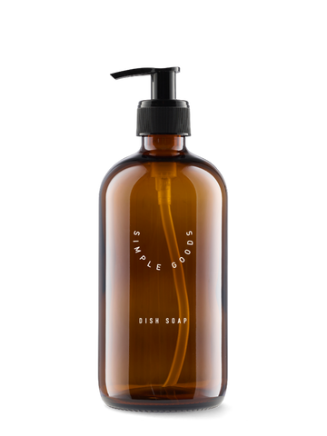 Glasflaske til Opvaskemiddel Glass 500 ml SIMPLE GOODS