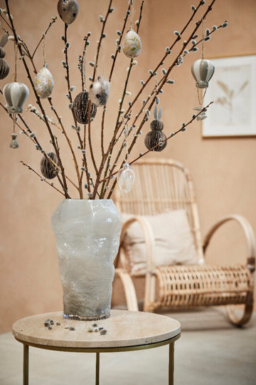 Parillia påskehare ophæng papir H12 cm mørk brun LENE BJERRE