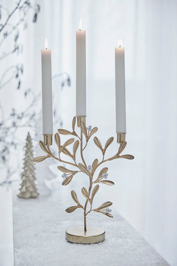 Guld Mistelten Julepynt